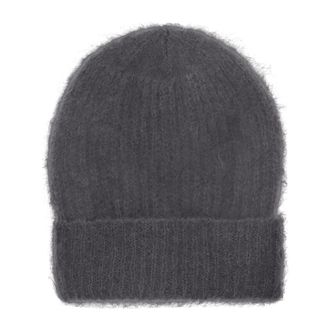 Americandreams Mila Mohair Beanie - Dames - Hoeden - Grijs - ONE Size - Wol - Accessoires