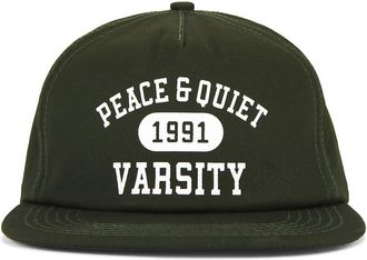 Museum of Peace and Quiet Unisex - Varsity 5-Panel Hat In Forest Green