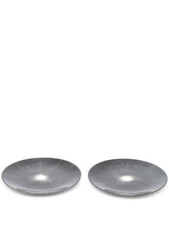 Serax Set di due piatti con stampa - Nero