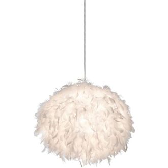 Nino Leuchten Globo - lampada a sospensione - DUCKY - bianco - tessile - Ø 40cm