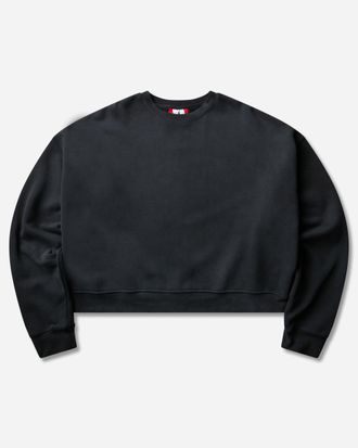 Nike Jordan Men s In1House Crop Crewneck Sweatshirt Black