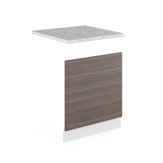 Vicco Panel Frontal R-line, Gris, 60 Cm, Et M&aacute;rmol Vicco