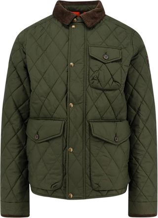 Polo Ralph Lauren Beaton Gewatteerde Jas - Heren - Winterjassen - Groen - S - Leer - Jassen