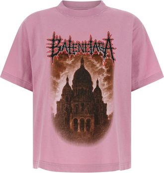 Balenciaga Pink Sacr Cur T-shirt
