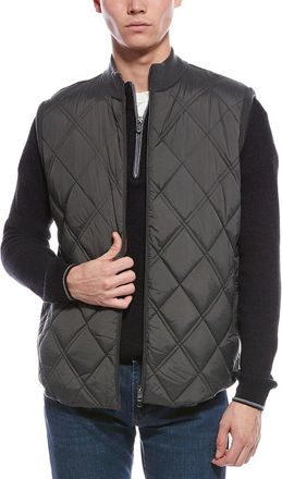 Raffi Quilted Front Wool-Blend Vest