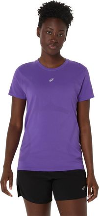 Asics Asics Naadloos sport-T-shirt met korte mouwen voor dames (Paars)