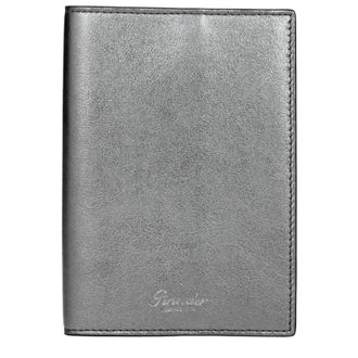 Pineider Reisepassh&uuml;lle Herrens Leder Silber/Asbest