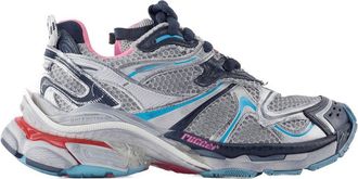 Balenciaga Unisex Runner 2 Sneakers Gray Synthetic