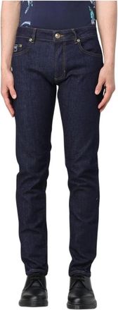 Versace Jeans Couture Slim-fit Jeans - Heren - Slim Fit Jeans - Blauw - W34 - Katoen - Jeans