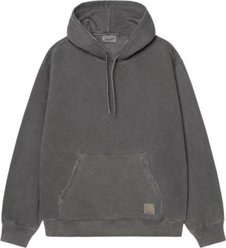 Carhartt Work in Progress Grey Logo Patch Hoodie