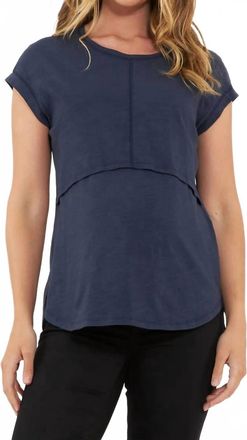 Ripe Richie Nursing Tee In Indigo