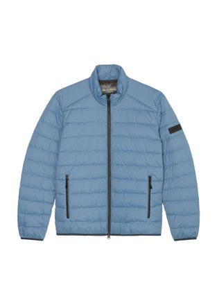 Marc O'Polo Steppjacke MARC OPOLO, Herren, Gr. M, blau (wedgewood), Web, Obermaterial: 100% Polyester, Jacken Steppjacke, mit 2-Wege-Zipper