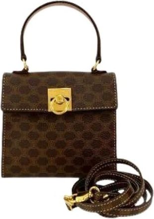 Celine Pre-owned Plastic Mini Bag - Dames - Vintage Mini Tas - Bruin - ONE Size - Vintage