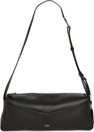 Max Mara Skippers Leather Shoulder Bag in Black at Nordstrom