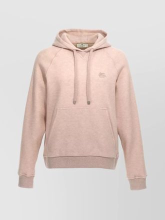 Etro logo embroidery wool hoodie