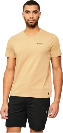 Ralph Lauren T-shirt met ronde hals - Heren - T-shirts - Bruin - 2XL - Katoen - Tops