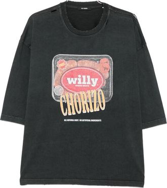 Willy Chavarria Especial Chorizo Buffalo Graphic-print Distressed T-shirt