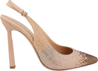 Ferragamo Jessie Crystal-Embellished Slingback Pumps
