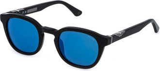 Police SPLL82 ORIGINS 60 703B Mens Sunglasses Black Size 50