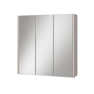 Vicco Armario Con Espejo Para Ba&ntilde;o Majest, Cachemira, 67.4 X 68 Cm Con 3 Puertas De Espejo, Vicco