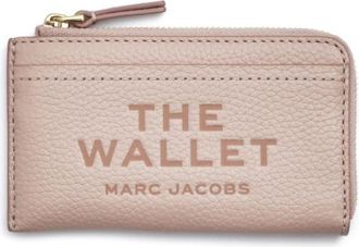 Marc Jacobs The Leather top zip multi wallet - unisex - Calf Leather/Polyester - One Size - Pink