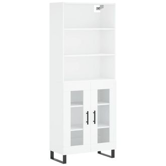 Berkfield Home Highboard White 69.5x34x180 cm Engineered Wood