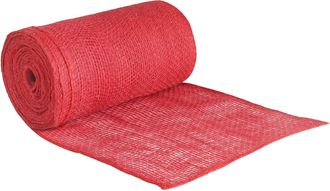 vidaXL Rollo De Yute 25 X 10000 Cm Rojo Vidaxl