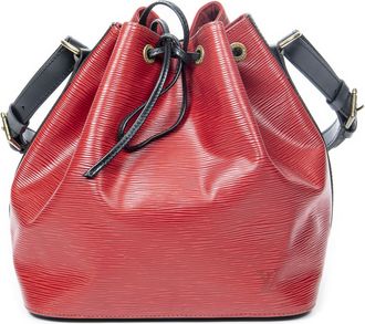 Louis Vuitton Pre-owned Womens Noe Bicolor PM Shoulder Bag - Red - One Size