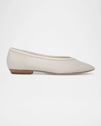 Veronica Beard Bancroft Mesh Ballerina Flats