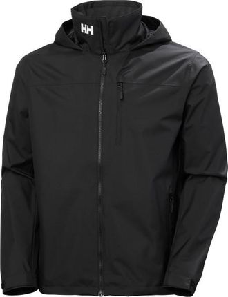 Helly Hansen Crew Hooded Jacket 2.0 Regenjacke f&uuml;r Herren | schwarz