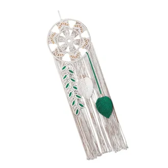 OEM Colgante De Cortina Tejido A Mano Para Fondo De Puerta - Verde