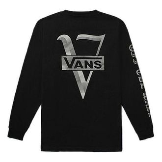 Vans Back Printing Casual Sports Couple Style Black VN0A4MUSBLK