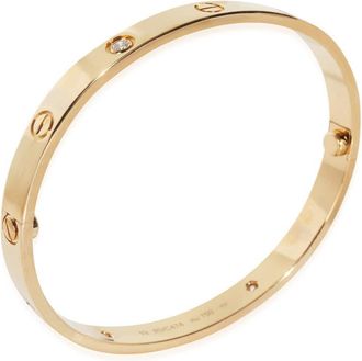 Cartier Pre-Owned Cartier Yellow Gold Diamond Love Bracelet