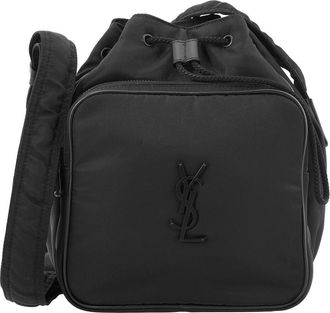 Saint Laurent Niki Small Nylon Bucket Bag