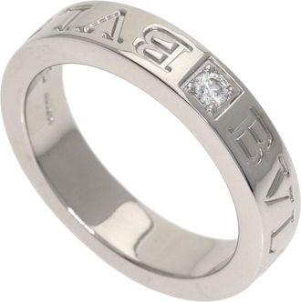 Bulgari White Gold (18K) Band Ring (Pre-Owned)
