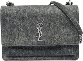 Saint Laurent Pre-owned Sunset Shoulder Bag - - Pre-owned - Donna - Grigio - ONE SIZE