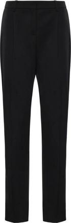 Balenciaga Slim-fit Broeken - Dames - Slim Fit Broeken - Zwart - XS - Leer - Broeken