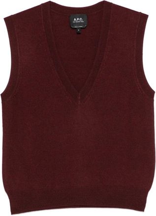 A.P.C. Mujer, Jerseys, Rojo, Talla: L