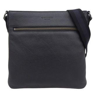 Coach Black Leather Shoulder Bag (Pre-Owned)