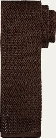 Brioni Mens Silk Tricot Tie