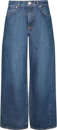 7 For All Mankind Blauwe Jeans voor Vrouwen Aw 25 - Dames - Loose Fit Jeans - Blauw - W28 - Katoen - Jeans