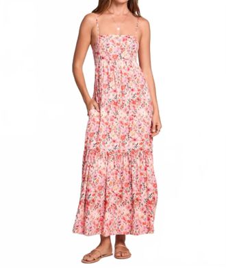 Saltwater Luxe Esme Maxi Floral Dress In Pink