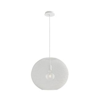 Netlighting ESEDRA Dome Pendant Ceiling Light White 50x39cm | Size: 50x39 cm