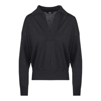 Alpha Studio Maglieria Scollo a V - - Knitwear - Donna - Nero - M