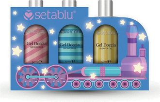 Trade Shop Trade Shop - Conjunto De 3 Pcs Botellas De Idea De Regalo 50 Ml Botellas De Gel De Ducha Embalaje De Colores