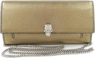 Alexander McQueen Pre-owned Wallet - Dames - Vintage Clutch - Geel - ONE Size - Leer - Vintage