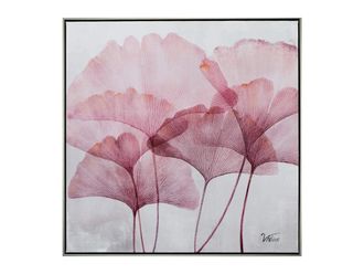 Schubiger M&ouml;bel Bild mit Rahmen Ginkgo Bl&auml;tter in Rosa 2