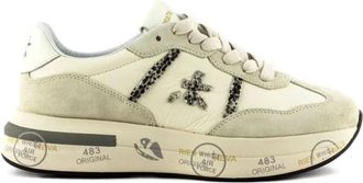 Premiata Sneakers, female, Beige, 4 UK, Cassie Leather Trainers