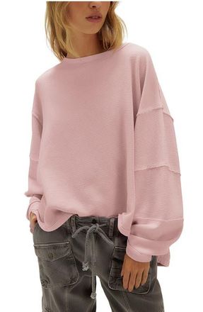 Free People Total Eclipse Oversize T-Shirt in Lilac Bloom at Nordstrom, Size X-Small