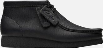 Clarks Mens Clarks Originals Wallabee Evo Leather Boots Black - Size: 11